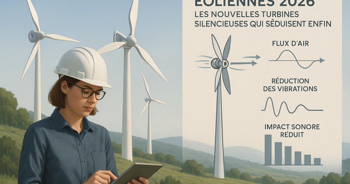 découvrez les éoliennes 2026 avec leurs nouvelles turbines silencieuses révolutionnaires qui promettent une énergie propre et paisible, séduisant enfin les communautés locales.