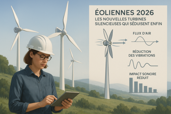 découvrez les éoliennes 2026 avec leurs nouvelles turbines silencieuses révolutionnaires qui promettent une énergie propre et paisible, séduisant enfin les communautés locales.