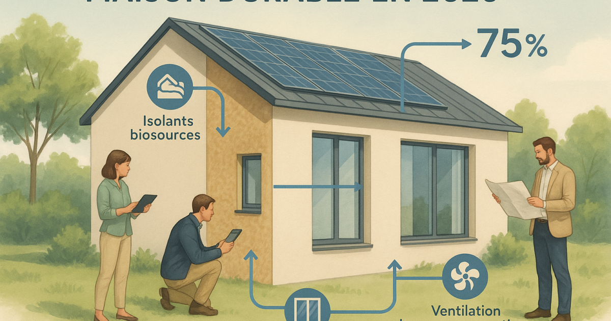 découvrez comment les matériaux innovants de la maison durable 2026 permettent de réduire la consommation d'énergie par trois, alliant écologie et efficacité.